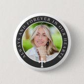 Für immer in unserem Herzen | Kundenspezifisches F Button (Vorderseite)