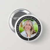 Für immer in unserem Herzen | Kundenspezifisches F Button (Vorne & Hinten)