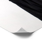 Für immer in unserem Herzen Moderne Gedächtnismess Poster (Ecke)