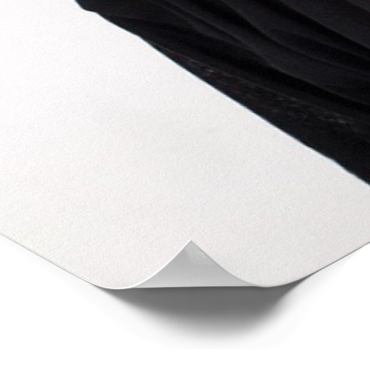 Für immer in unserem Herzen Moderne Gedächtnismess Poster (Ecke)