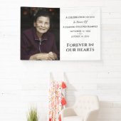 Für immer in unserem Herzen Modernes Custom Foto M Banner (InSitu)