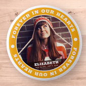 Für immer in unserem Herzen Modernes Foto mit indi Button