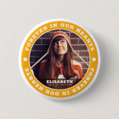 Für immer in unserem Herzen Modernes Foto mit indi Button (Vorderseite)