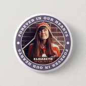 Für immer in unserem Herzen Modernes Foto mit indi Button (Vorderseite)