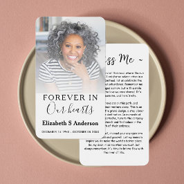 Für immer in unserem Herzensbeerenkkarte Foto