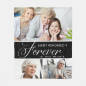 Für immer in unserem Hördenkmal Fleecedecke (Vorderseite)