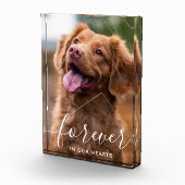 Für immer in unserem Hund für Herz-Haustiere Fotoblock (Rechts)
