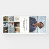 Für immer in unseren Herzen 10 Foto Collage Memori Banner (Horizontal)