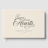 "Für immer in unseren Herzen" Beerdigung von Sake Gästebuch (Vorderseite)