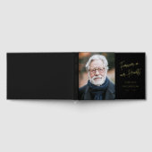 Für immer in unseren Herzen Beerdigungsdenkmal Fot Gästebuch (Voll)