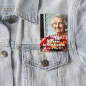 Für immer in unseren Herzen | Erinnerungsfoto Button (Insitu)