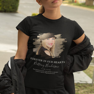 Für immer in unseren Herzen Foto-Erinnerungsshir T-Shirt