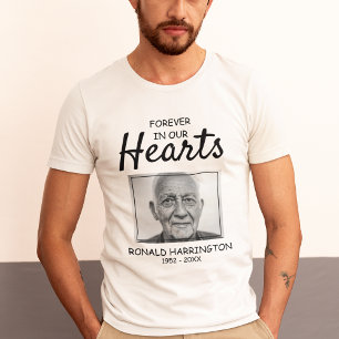 Für immer in unseren Herzen Foto-Gedenkfeier T-Shirt