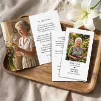 Für immer in unseren Herzen Foto-Gedicht-Gedenkgeb