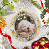 Für immer in unseren Herzen | Foto-Pet-Memoryhefte Keramik Ornament