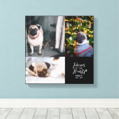 Für immer in unseren Herzen | FotoCollage zur Erin Leinwanddruck (Insitu (Holzboden))