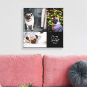 Für immer in unseren Herzen | FotoCollage zur Erin Leinwanddruck (Insitu (Wohnzimmer))