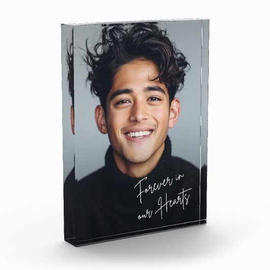 Für immer in unseren Herzen Gedenkstätte Fotoblock (Links)