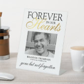 Für immer in unseren Herzen Hochzeit Sockelschild (In SItu)