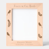 Für immer in unseren Herzen | Kardinal-Gedenkstätt Geätzte Rahmen (Vorderseite)