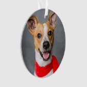 Für immer in unseren Herzen maßgeschneidertes Foto Ornament (Vorderseite)