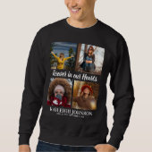 Für immer in unseren Herzen | Memorial für FotoCol Sweatshirt (Vorderseite)
