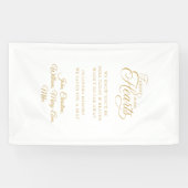 Für immer in unseren Herzen! Moderne kalligraphisc Banner (Horizontal)