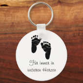 Für immer in unseren Herzen Schlüsselanhänger (Vorderseite)