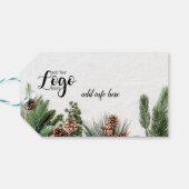 Für immer in unserer Blumenkarte mit Gedanken Geschenkanhänger (Rückseite Horizontal)