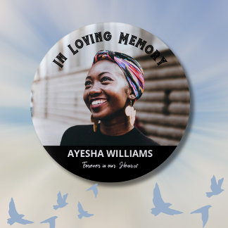 Für immer in unserer Erinnerungsschaltfläche Button