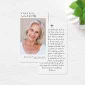 Für immer in unserer Foto-Gedenkkarte (Schreibtisch)