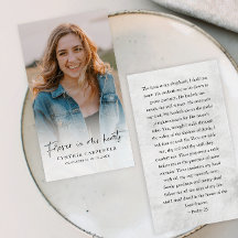 Für immer in unserer Herz-Gedächtniskarte