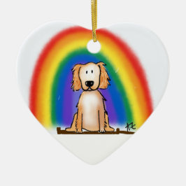 Für immer in unserer Herz-Verzierung Keramikornament