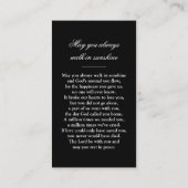 Für immer in unserer Herzbeerenkarte Visitenkarte (Rückseite)