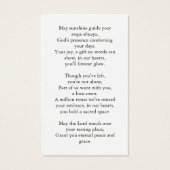 Für immer in unserer Herzensratenkarte (Rückseite)