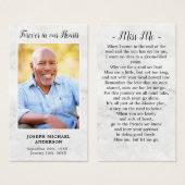 Für immer in unserer Karts-Marble-Gedenkkarte (Vorne & Hinten)