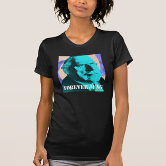 "Für immer Jung" schwarzer T - Shirt