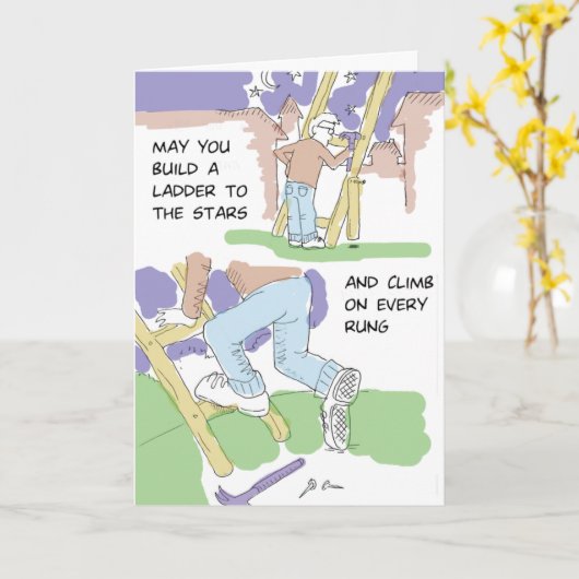 Für immer Junge (mit Innenbild) Karte (Gelbe Blume)