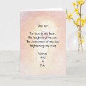 Für immer karte (Gelbe Blume)