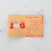 Für immer karte (Innenseite)