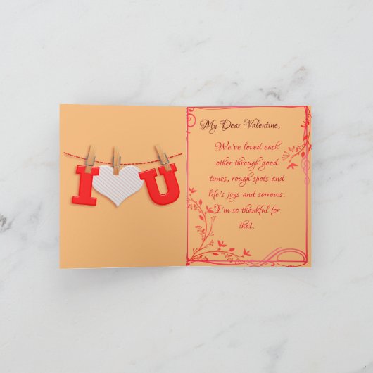 Für immer karte (Innenseite)