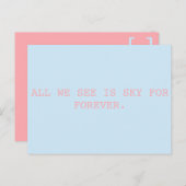 Für immer // Liebe Evan Hansen Postcard Postkarte (Vorne/Hinten)