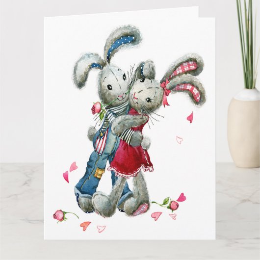 Für immer Liebe-Karte Dankeskarte (Vorderseite)