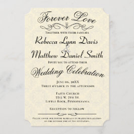 Für immer Liebe-Wedding Einladung