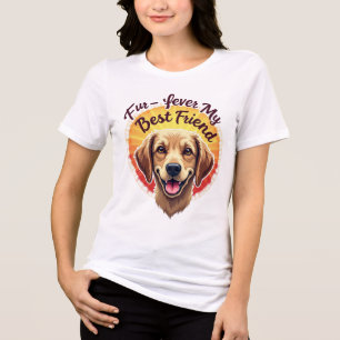 Für immer mein bester Freund Hund Lover Tri-Blend Shirt