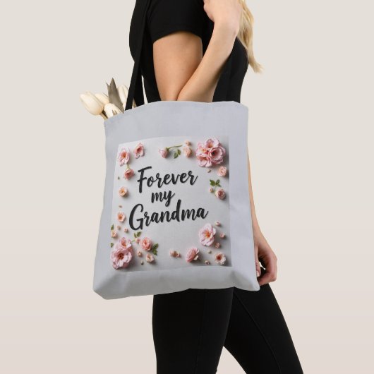 Für immer mein Grandma-Flora-Muttertag Tasche (Von Nahem)