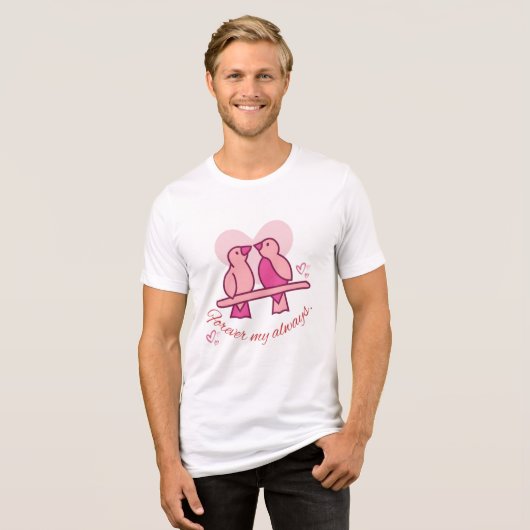 Für immer mein Immer Tri-Blend Shirt (Vorderseite voll)