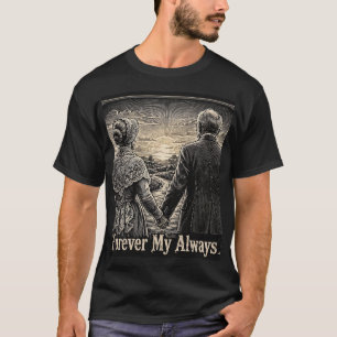 Für immer mein Immer Vintage-Holzschnitt  T-Shirt