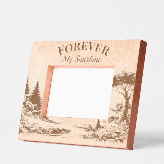 Für immer mein Sonnenschein Geätzte Rahmen (Links)