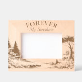 Für immer mein Sonnenschein Geätzte Rahmen (Vorderseite)